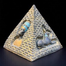 Ancient Egyptian Antiquities Pyramid Engraved with the Heritage the Pharaohs BC picture
