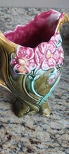Antique French Onnaing Majolica Pitcher picture
