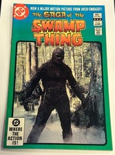 Vintage 1982 DC Saga of the Swamp Thing Comic #2 Unread picture