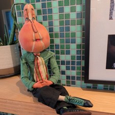 Fall Halloween Doll Joe Spencer Patton Pumpkin Gourd 22