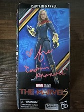 Marvel Legends Ms. Marvel Action Figure - Signed by Brie Larson picture