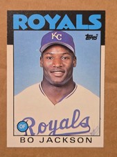 1986 TOPPS TRADED BO JACKSON ROOKIE CARD # 50T picture