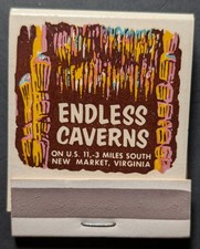 Vintage Endless Caverns New Market Virginia Full Matchbook picture