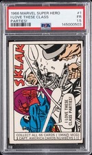 1966 MARVEL SUPER HEROES #1 I LOVE THESE CLASS PARTIES PSA 1.5 picture