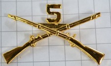 US ARMY 5th Infantry Officer Regimental BOS (Pair) - Brand New picture