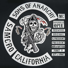 Original Son Of Anarchy Embroidered MC iron on sewing Patches for Rider Biker picture