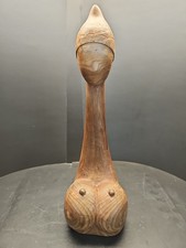 Vintage Hand Carved 9.5” Wooden Ironwood african art woman bust picture