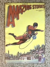 Amazing Stories August 1928 Metal Tin Sign 12x18 Buck Rogers Sci-Fi Pulp Cover picture