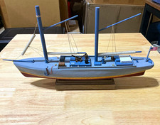 Hand Made Wooden Model of the USS SOMER War of 1812 US NAVAL SHIP picture