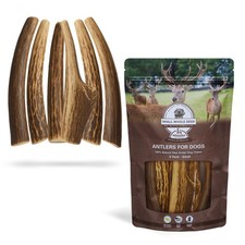 WhiteTail Naturals 6 Pack Whole Deer Antlers for Dogs, Small 4-6 Inch | Long ... picture
