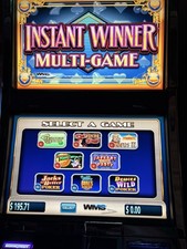 WMS BB2 MULTI GAME (8) SLOT MACHINE GAME CHEST INVADERS ZEUS 2 JACKPOT PARTY FUN picture