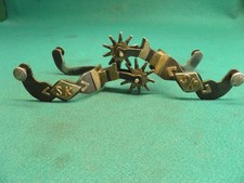 NICE PAIR OF WESTERN COWBOY SPURS picture