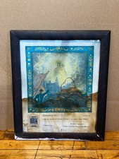 1918 WWI Polish Army Relief Donation Certificate WT Benda Madonna Framed Antique picture