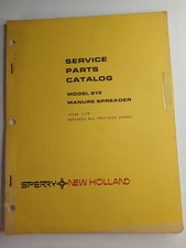 Ford New Holland 213 Manure Spreader Parts Catalog Manual 1-79 picture