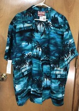 RJH Handcrafted In Honolulu 3XL NWT Hawaiian Shirt picture