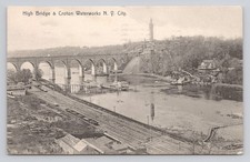High Bridge and Croton Waterworks New York City c1907 Rotograph Postcard picture