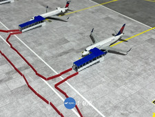 1:400 Scale Regional Aircraft Passenger Stairs Set (x4) | CRJ700 E175 CRJ200 Q40 picture