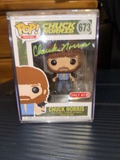 Chuck Norris signed Funko Pop #673 autographed JSA  Authentic W/Hard Stack B picture