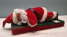 2010 Gemmy Legends of Old St Nick Christmas Push Up Santa Rocky Theme Song Works picture
