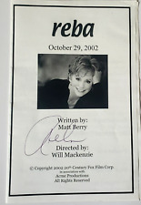REBA McEntire HAND SIGNED Show Program from 2002     GORGEOUS SINGER picture