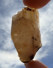 Golden Brazilian Phenacite Crystal: High-Vibration Gemstone, 20.62g/103.15ct picture
