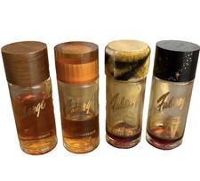 Vintage FABERGÉ VANITY QUARTETTE Cologne Set Act IV Tigress Aphrodisia Woodhue picture