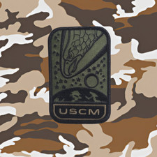 Aliens: Colonial Marines Corps USCM low vis Xenomorphs Airsoft Morale RPG Patch picture