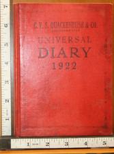 1922 GVS Quackenbush Troy, N.Y. Diary Young woman on European Trip to see Hitler picture