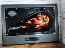 Harley-Davidson Fat Boy 3-D RARE Promotional Wall Dealership Display Plaque picture