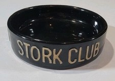 Vintage STORK CLUB Iconic 40s/50s New York Hot Spot Ceramic Ashtray/Trinket Dish picture