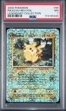2002 Pokemon Legendary Coll. #86 Pikachu Reverse Foil PSA 7 picture