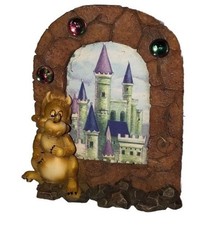 Cute Vintage Small Picture Photo Frame Dragon With jewels Fun picture