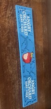 Angry Orchard Blue Rubber Bar Mat with Apple Logo Bar Decor Man Cave picture