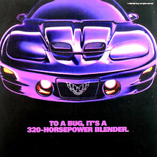 1999 Pontiac Trans Am Ram Air Vintage Original Print Ad 8.5 x 11