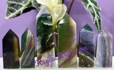 Wholesale Lot 2 Lbs Natural Silk Fluorite Obelisk Tower Point Crystal Healing picture