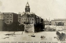 Dallas Texas TX 1908 Flood Commerce St RPPC Photo Postcard COPY picture