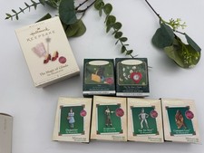 Hallmark Keepsake Wizard of Oz Miniature Ornaments Lot of 9 NIB Dorothy Glinda picture
