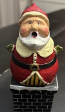 Lori Mitchell - Tight Squeeze - Santa Stuck in Chimney - Resin Figure 5” - Rare picture