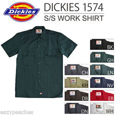 Dickies Men's Size S-2XL 3XL 4XL 5XL Short Sleeve Work Shirt Shop Mechanics 1574 picture