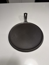 Rare Griswold #9 Hammered Cast Iron Griddle #2039 Small Logo Erie PA Flat picture