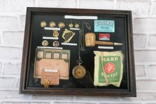 Spanish American War Shadow Box Cuba Philippines 1898 Military Buttons Irish picture