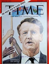 Original Nov 5, 1965 TIME Cover Only: Rhodesia's Ian Smith picture