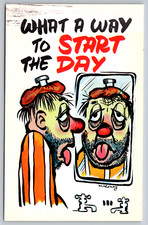 c1960s Maloney Comic Humor Sick Day Funny Chrome Postcard picture
