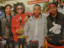 Mindless Behavior, Jaden Smith, Double Full Page Pinup picture