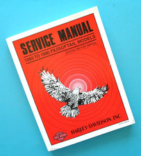 1985-90 Harley Service Manual Book FXEF FXSB FXWG FXST FXSTC FLST FLSTC FXSTS picture
