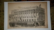 35th Abbeville South Carolina Volunteers Charleston Hotel 1884 Civil War Sketch picture