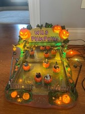 Lemax Spooky Town Wild Pumpkin Ride Retired -As Is, Parts, Or Repair 2009 picture