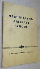 1939 New England Aircraft School 40-page Booklet (courses offered, etc.) picture